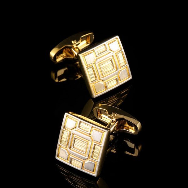 New High-Quality French Cuff Cuff Nails Suit Shirt Gold Cufflinks Accessories 3