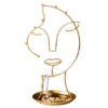 Nordic ins Wrought Iron Face Jewelry Rack Accessories 10