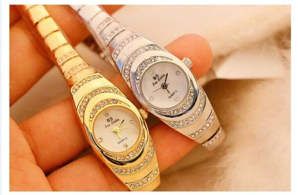 Ladies Gold Watch Diamond Wristwatch Female Fashion Bracelet Watches Women Full Diamond Watch watches 5