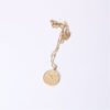Twelve 12 Constellation Coin Necklace Female Double-sided Gold Coin Pendant Trendy Net Red Student Clavicle Chain Necklace Titanium Steel Necklaces 13