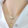 Necklace Female 925 Sterling Silver 18k Gold Plated Angel Tassel Snake Bone Chain Simple Silver Jewelry Necklaces 10