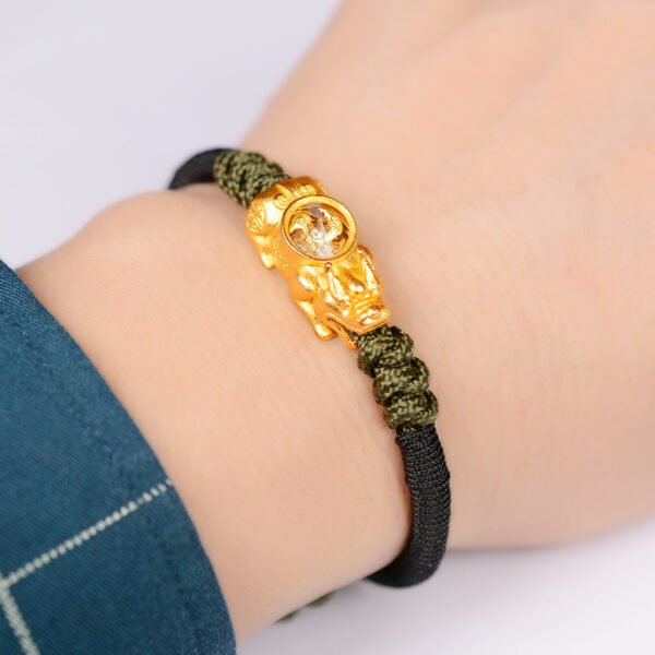 Braided Pure Copper Gold-plated Silver Brave Bracelet Bracelets 6