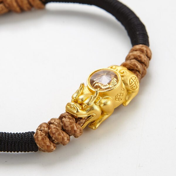 Braided Pure Copper Gold-plated Silver Brave Bracelet Bracelets 7