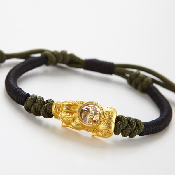Braided Pure Copper Gold-plated Silver Brave Bracelet Bracelets 9