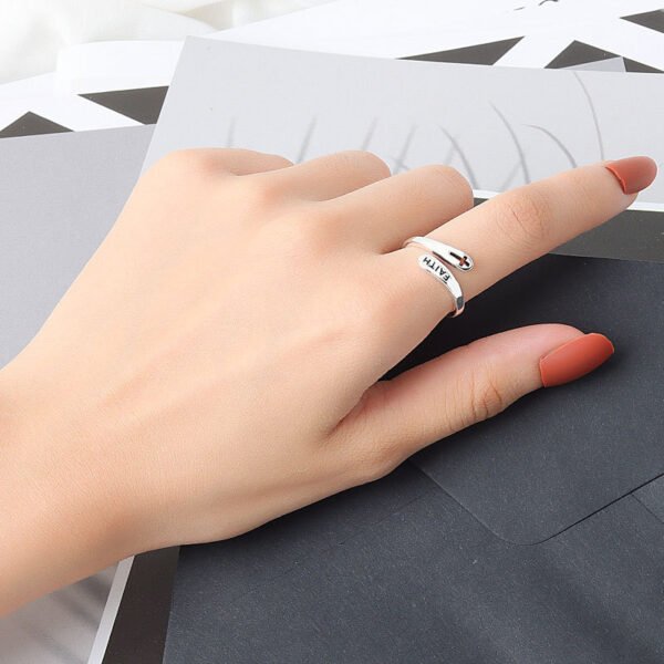 Women’s Copper Faith Ring Rings 6