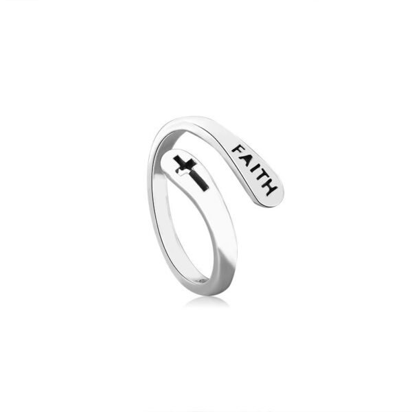 Women’s Copper Faith Ring Rings 4