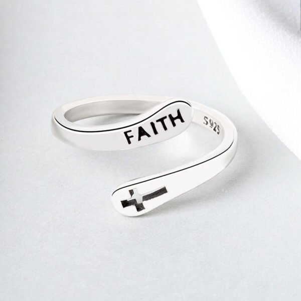 Women’s Copper Faith Ring Rings 3