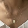 Tarot Power La Luna Gold Necklace Necklaces 15