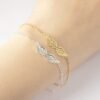 Gold Angel Wing Charm Bracelet Bracelet Women Bracelets 14