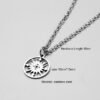 Stainless Steel Men’s Pendant Necklace And Evaluation Six-Pointed Star Gossip Pendant Accessory Necklace Necklaces 18