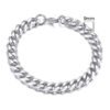Stainless Steel Gold Plated Bracelet Men’s Gold Cuban Chain 3 5 7 9 11mm Six-sided Bracelet Bracelets 21