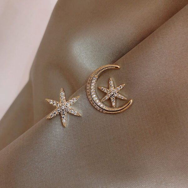 925 Silver Needle Earrings Asymmetric Earrings Earrings 5