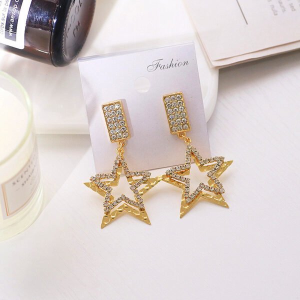 925 Silver Needle Earrings Asymmetric Earrings Earrings 7