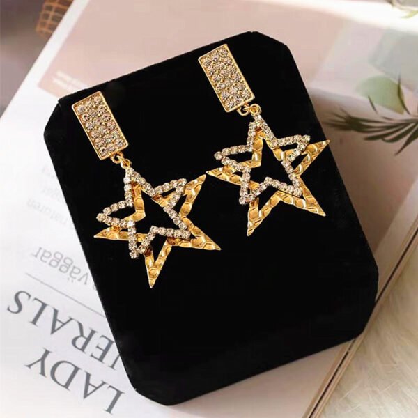 925 Silver Needle Earrings Asymmetric Earrings Earrings 6