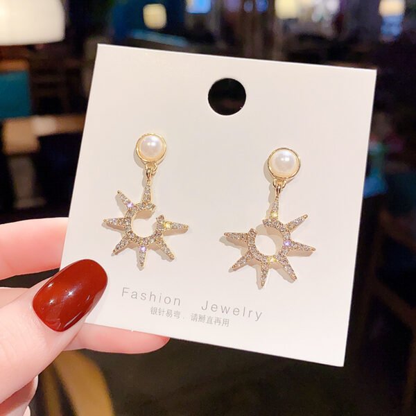 925 Silver Needle Earrings Asymmetric Earrings Earrings 11
