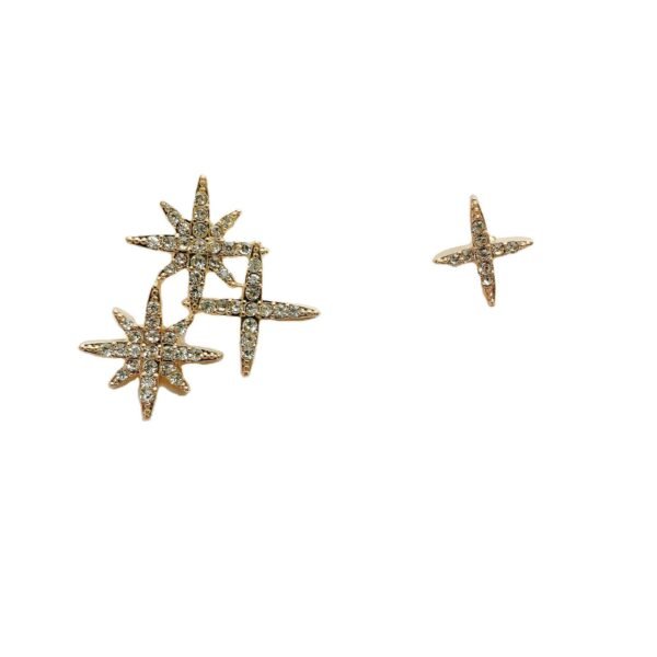 925 Silver Needle Earrings Asymmetric Earrings Earrings 12