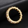 Hot Style Euramerican Gold-Plated Micro-Zircon Ring Rings 12