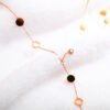 Rose Gold Black Geometric Circle Anklet Women’S Simple Girlfriends Sisters Ankle And Foot Chain Accessories 9