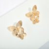 New European And American Creative Alloy Double Butterfly Earrings Retro Gold Exaggerated Size Butterfly Earrings Earrings Women Earrings 11 New European And American Creative Alloy Double Butterfly Earrings Retro Gold Exaggerated Size Butterfly Earrings Earrings Women Earrings 11