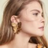 New European And American Creative Alloy Double Butterfly Earrings Retro Gold Exaggerated Size Butterfly Earrings Earrings Women Earrings 10 New European And American Creative Alloy Double Butterfly Earrings Retro Gold Exaggerated Size Butterfly Earrings Earrings Women Earrings 10