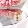 Hot Selling Creative Personality Butterfly 2-Piece Set Ins Same Punk Style Couple Ring Rings 15