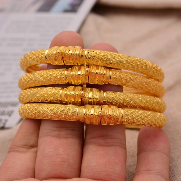 Bracelet Ethiopian Gold Color Bangles Bracelets 7