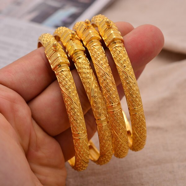 Bracelet Ethiopian Gold Color Bangles Bracelets 6