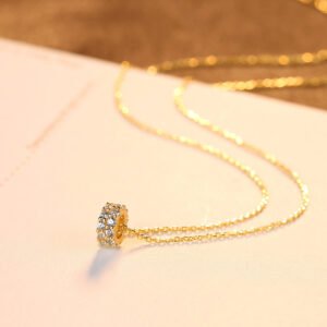 Pendant 18K Real Gold Plated Clavicle Chain Accessories