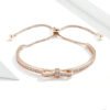 Silver Bow Knot Bracelet Gold Plated S925 Silver Bracelet Simple And Fashion Golden Bracelet Bracelets 8 Silver Bow Knot Bracelet Gold Plated S925 Silver Bracelet Simple And Fashion Golden Bracelet Bracelets 8