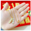Sand Gold All-Match Gold-Plated Necklace Gold Color Necklaces 21 Sand Gold All-Match Gold-Plated Necklace Gold Color Necklaces 21