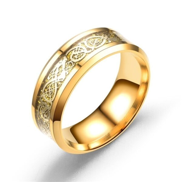 Zircon Gold Dragon Ring Ring For Couples Rings 7