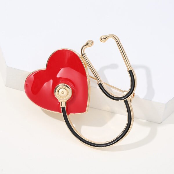 Stethoscope Brooches Gold Pin Romantic Jewelry Party Lapel Pins Metal Other 7