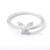 Charm Butterfly Ring For Women Crystal Zircon Rings Gold Silver Promos20 15