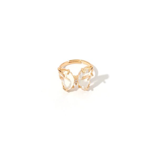 Charm Butterfly Ring For Women Crystal Zircon Rings Gold Silver Promos20 10