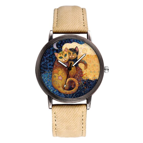 Lovely Casual Rose Gold Shell Noodle Watch watches 5