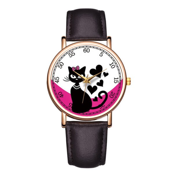 Lovely Casual Rose Gold Shell Noodle Watch watches 3