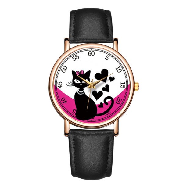 Lovely Casual Rose Gold Shell Noodle Watch watches 8