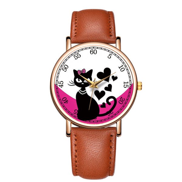 Lovely Casual Rose Gold Shell Noodle Watch watches 7