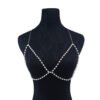 All-match Sexy Trendy Women’s Body Clothing Chain, Handmade Beaded Pearl Breast Chain Other 8