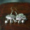Ethnic Style Handmade Life Lock Safe And Auspicious Miao Silver Earrings Earrings 8