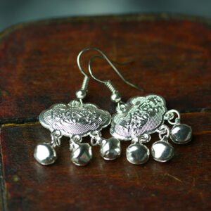Ethnic Style Handmade Life Lock Safe And Auspicious Miao Silver Earrings Earrings Ethnic Style Handmade Life Lock Safe And Auspicious Miao Silver Earrings Earrings