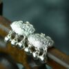 Ethnic Style Handmade Life Lock Safe And Auspicious Miao Silver Earrings Earrings 9