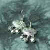 Ethnic Style Handmade Life Lock Safe And Auspicious Miao Silver Earrings Earrings 10