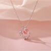925 sterling silver Geometric Choker Pendant Necklace For Women Engagement Rose Gold Color 925 Sterling Silver Jewelry Gift Necklaces 11 925 sterling silver Geometric Choker Pendant Necklace For Women Engagement Rose Gold Color 925 Sterling Silver Jewelry Gift Necklaces 11