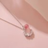 925 sterling silver Geometric Choker Pendant Necklace For Women Engagement Rose Gold Color 925 Sterling Silver Jewelry Gift Necklaces 8 925 sterling silver Geometric Choker Pendant Necklace For Women Engagement Rose Gold Color 925 Sterling Silver Jewelry Gift Necklaces 8