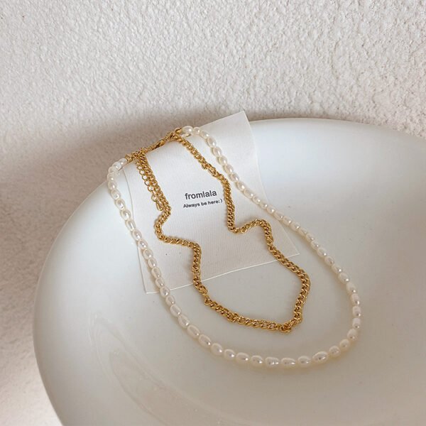 Freshwater Pearl Smiley Love Pendant Necklaces 6