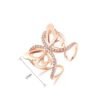 Butterfly Ring Zirconia Stone Paved Rose Gold ColorRings Cute Christmas Gifts For Women And Girls Rings 16