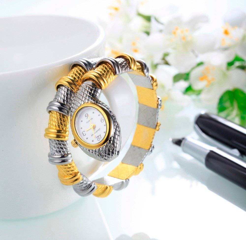 Women’s Watch Bracelet Gold snake Watch Bracelets 2