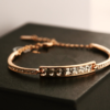 Diamond Crystal Bracelet Inlaid with Diamond Plated Gold Bracelet Bracelets 14