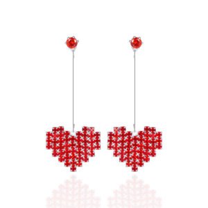 Versatile anti allergy heart shaped ear accessories Accessories